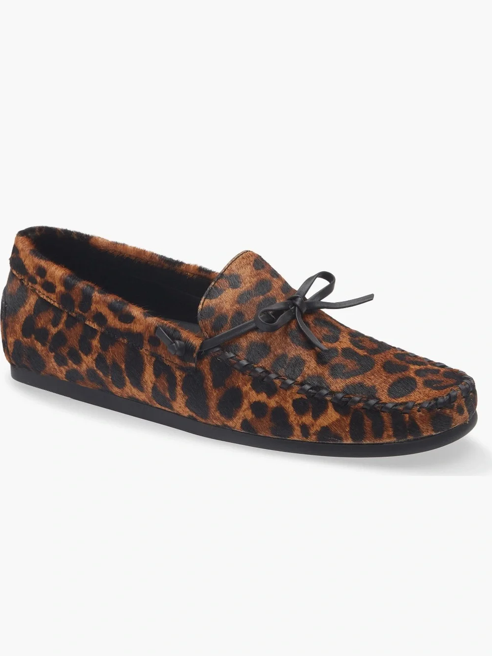 Madewell Women’s Meadow Whipstitched Genuine Calf hair Driver Flat Sz 6 NWB